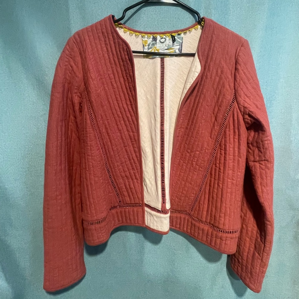 Anthropologie Akemi + Kin terra-cotta quilted. Blazer/Jacket size: extra small